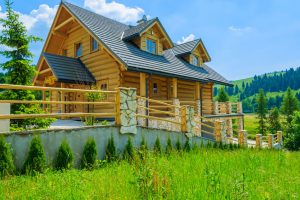 traditional log home fire mitigation mountain property services